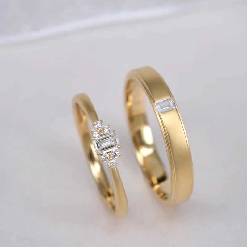 Designer Handcrafted Elegant Diamond Shape S925 Sterling Silver Mens Womens Couple Rings Engraved Wedding Engagement Gift W250207