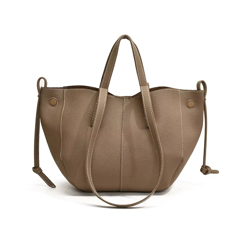 New Handheld Tote Large Capacity Fashionable Women's Premium Single Shoulder Underarm Bag Una Bolsa De Hombro PU Cartoon