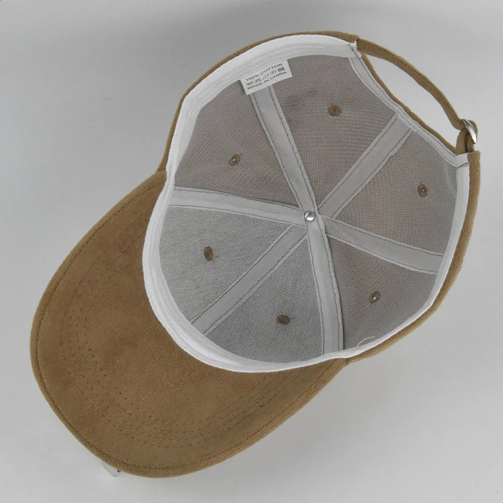 Fashion Unisex Suede Baseball Caps for Women Men Solid Color Casual Autumn Outdoor Sun Caps Winter Warm Adjustable Hats 250206