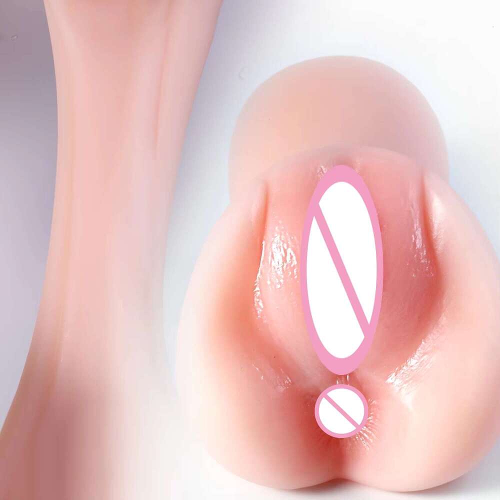 2 In 1 Male Masturbators cup Toys With 3D Realistic Textured Tight Anus Pocket Pussy Doll Adult Sex Toy For Men