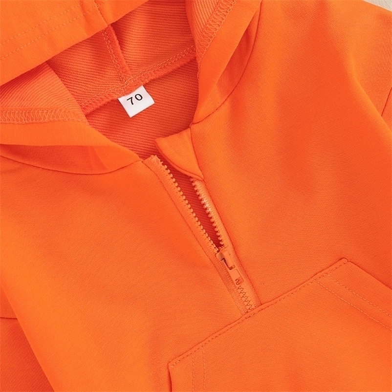 0-36months Baby Hooded Sweatshirt Solid Color Long Sleeve Hoodie Pullovers For Toddler Boys And Spring Fall 250121
