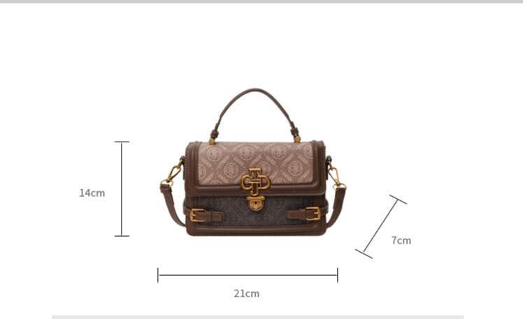 Women's Bags High end niche design for women new model, internet famous, super popular, fashionable crossbody bag, hand-held small square bag