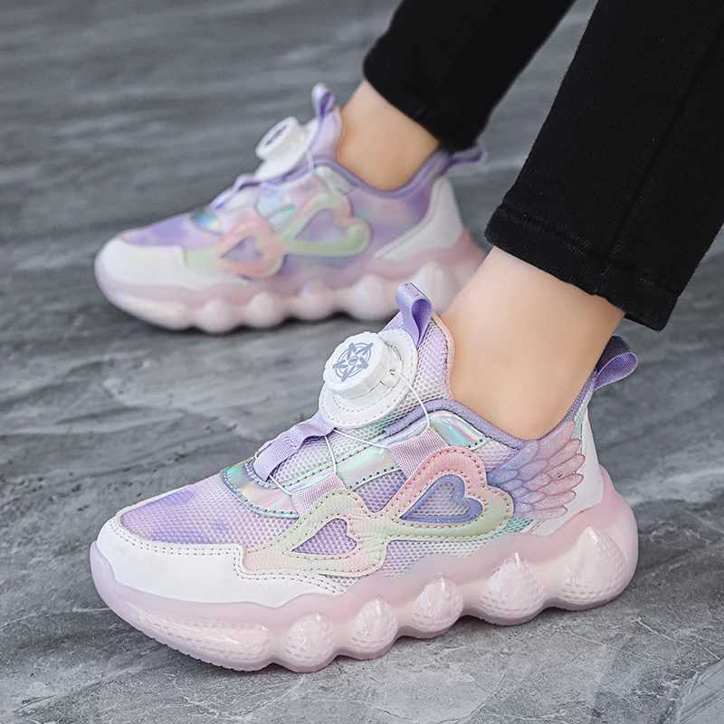 Hot Selling Young Sneakers Fashion Rotating Buckle Outdoor Walking Shoes Winter Warm Thick Sold Anti-friction Kids Casual Shoes W250207