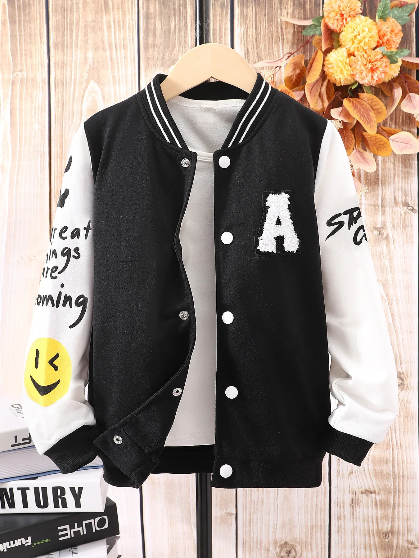 Boys Tops Kids Clothing Long Sleeve Winter Autumn Pattern Casual Children Tops Fashion Handsome Boys Clothes 8-14 Years Old 250206