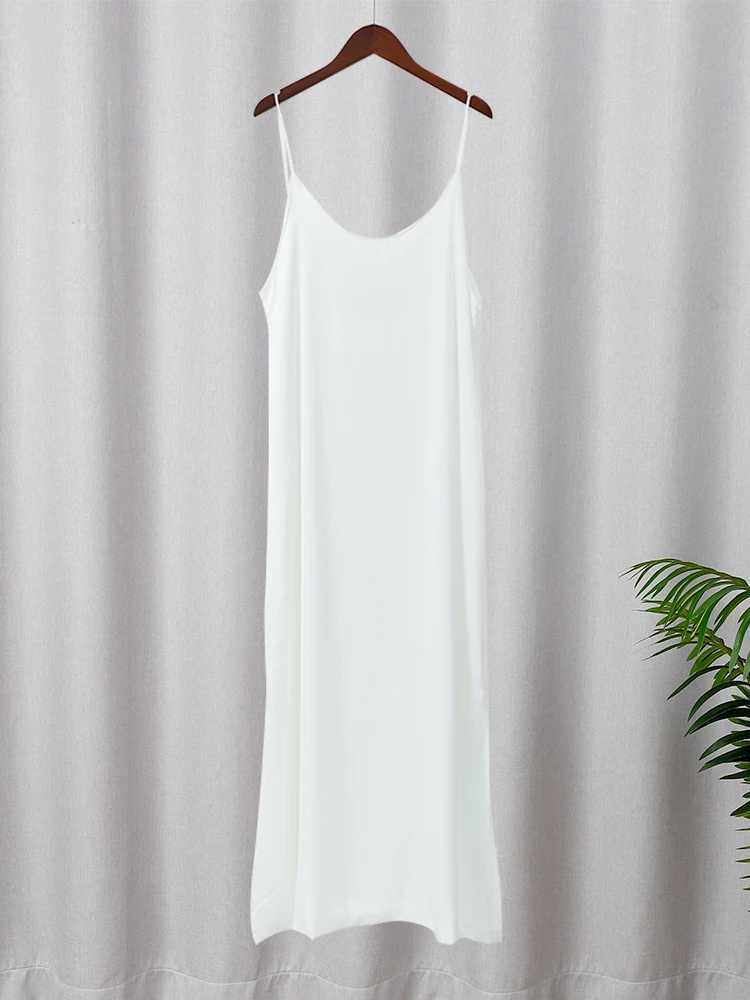 Backless Sexy Solid Color Womens Suspender Dress Ele Off Shoulder Slit Long Robes New Sveless Seaside Vacation VestidosXJ2500207