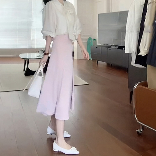 MU2140 Travel Outfit 2024 Various Styles Commuting Workplace Light Mature Style Suit Light Luxury High-end Dress