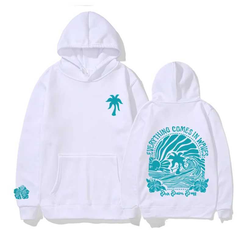 Printed poker hoodie for men kangaroo pocket pull rope pullover loose sweatshirt fall casual wear W250207