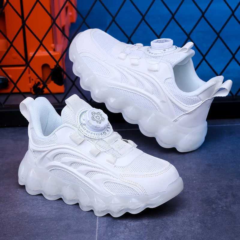 Childrens White School Shoes Summer Autumn Boys Girls Light Sports Running Casual Sneakers Kid Students Walking Tennis Trainer W250207