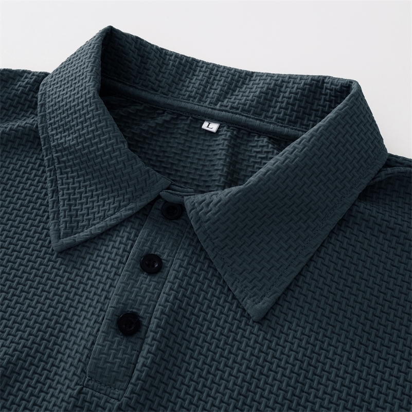Summer Mens Short Sleeve T-shirt Cool and Breathable Polo Shirt Business Casual Sweat-absorbing Tops L-4XL 250206