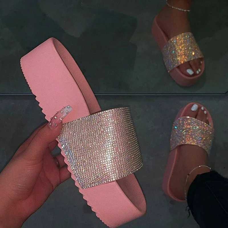 Spring/summer/women waterproof platform thick bottom rhine slippers candy-colored beach sandals outdoor wild fi ladiesXJ250207