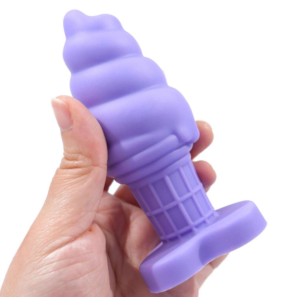 Ice Cream Shaped Asshole Plugs Fetish Stimulation Neutral Anal Sex Toys Adult Men Women