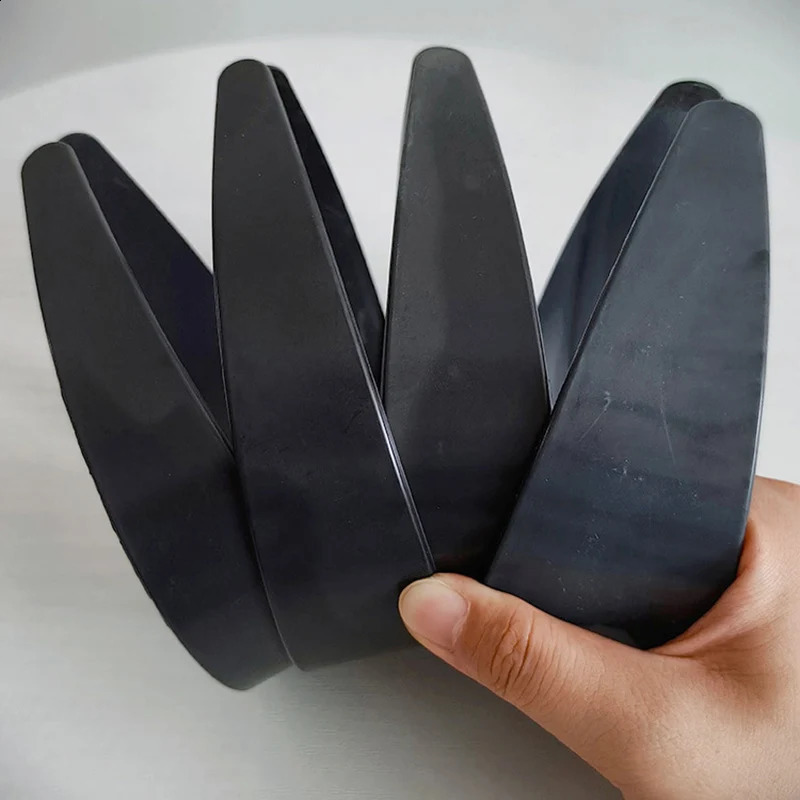 5PCS 3cm 4cm 5cm 6cm Length Plus Plain Plastic Headbands No Teeth Base Hair Hoops Tiara For DIY Women Accessories Wide Hairbands 250207