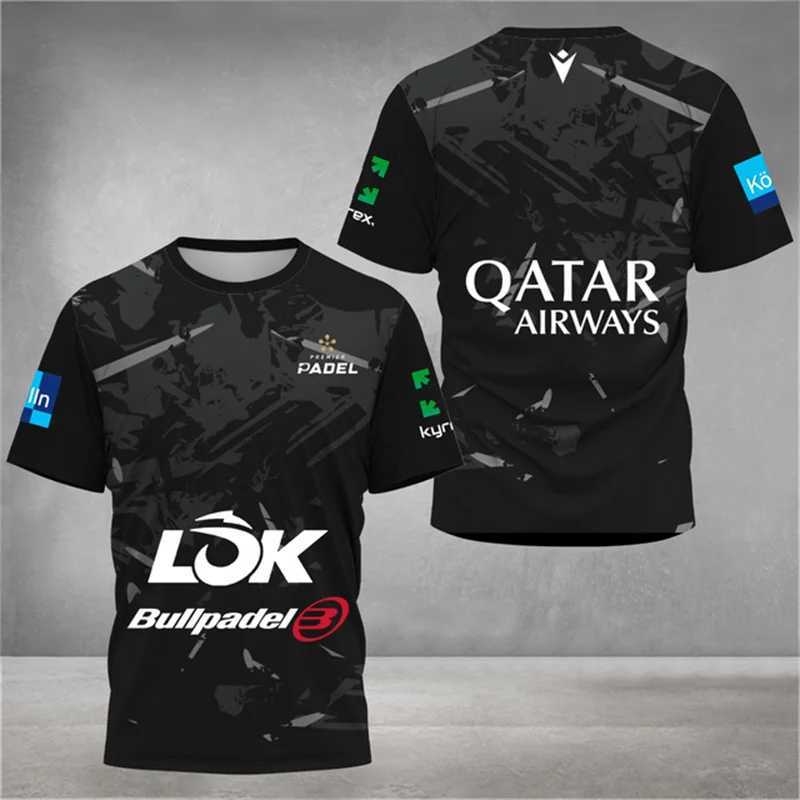 Fashion new Mens Quick Dry Tennis T-Shirt Summer Loose Padel Clothing Outdoor Badminton Running T-Shirts Sport Short Sleeve topT250207