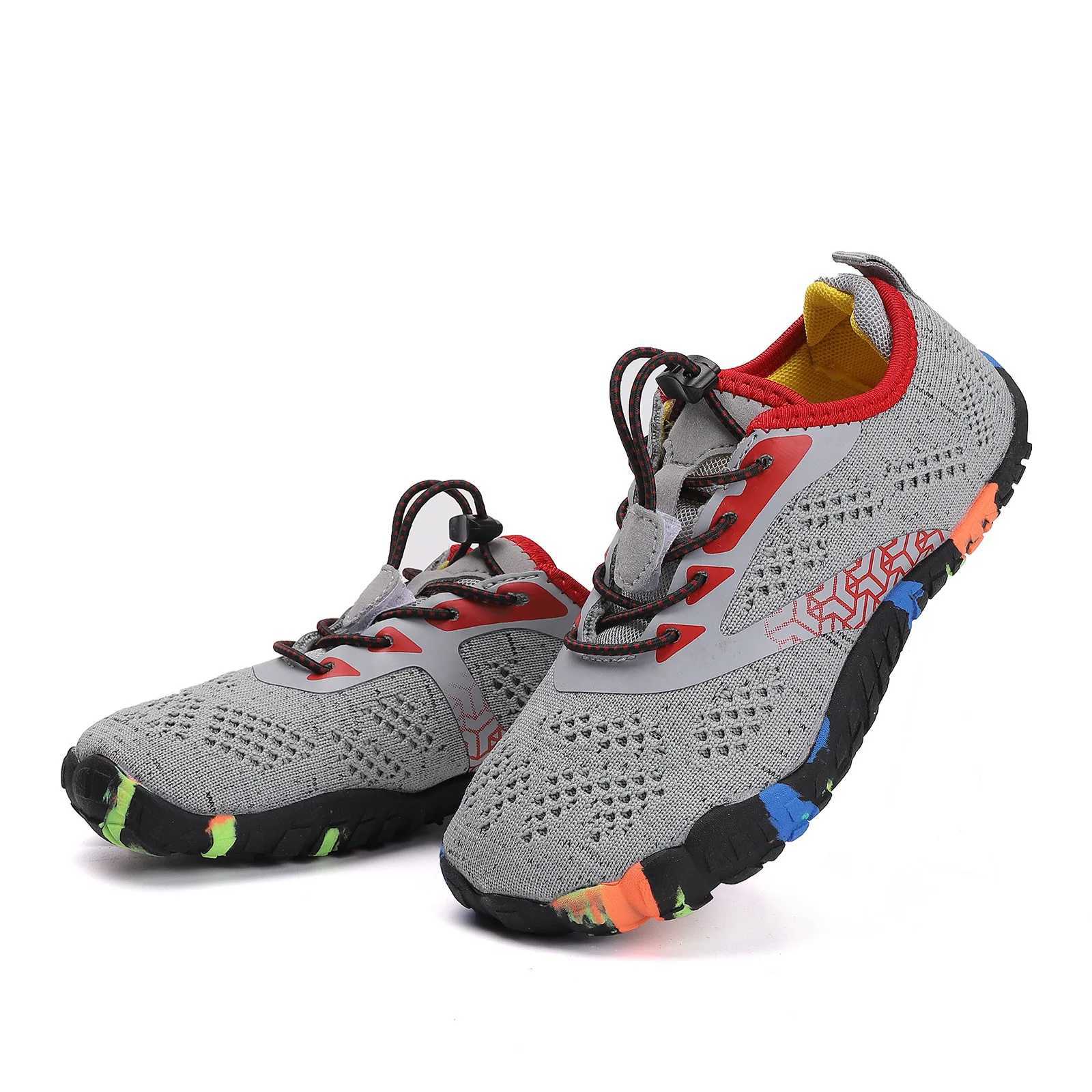Kids Shoes Barefoot Sneakers For Children Multi Colored Hiking Shoes Childrens Beach Shoes Outdoor Sport W250207