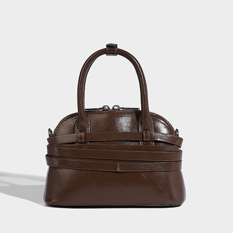 Bag Autumn And Winter Casual Minimalist Niche Winding Design, Hand-Held Shell Bag, Commuting Daily Fashionable Versatile Single Shoulder Diagonal Cros
