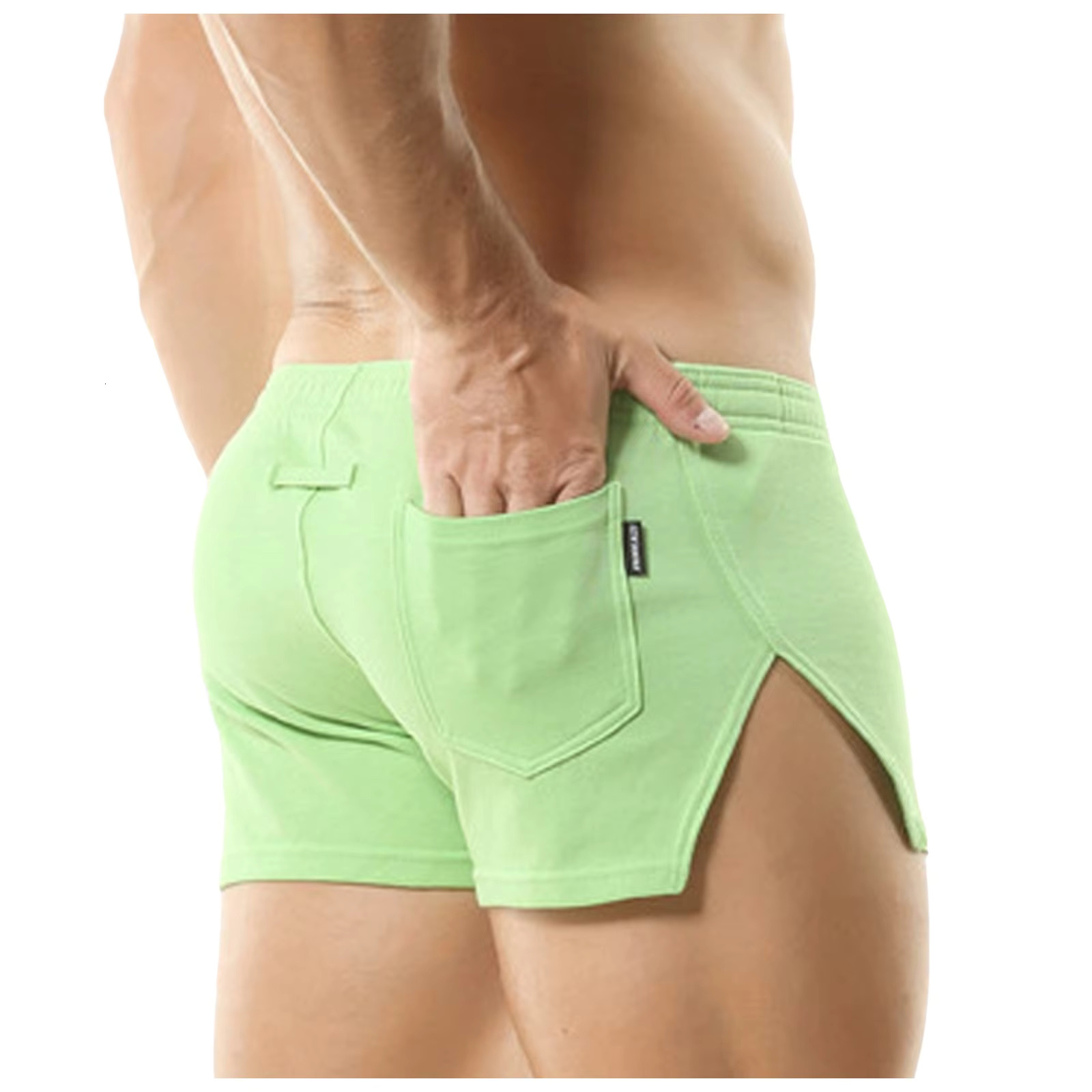 Men's Casual Solid Color Trendy Youth Sports Pants Carnival Running Shorts Summer New Beach Shorts