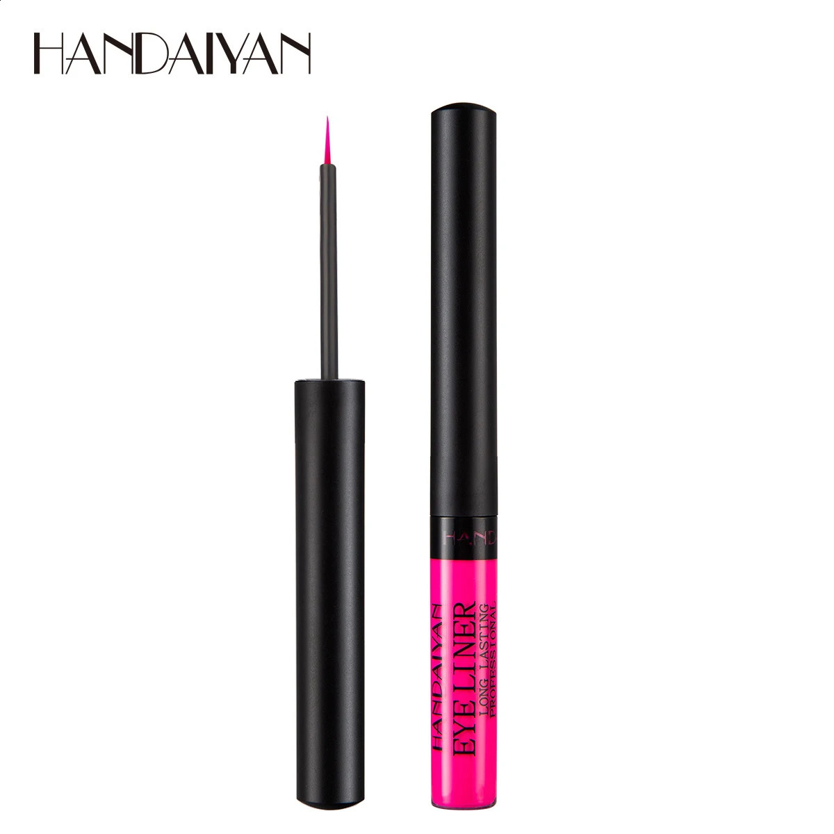 UV Light Neon Eyeliner Pen Eyes Makeup Red Waterproof Liquid Color Eye Liner Pencil Make Up Cosmetics Yellow Matte Purple Pen 250206