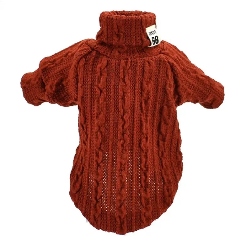Dog Sweater Turtleneck Solid Color Dogs Clothes Warm Cotton For Puppy Small Medium Dogs Sweatshirt Jacket Chihuahua Teddy 250206