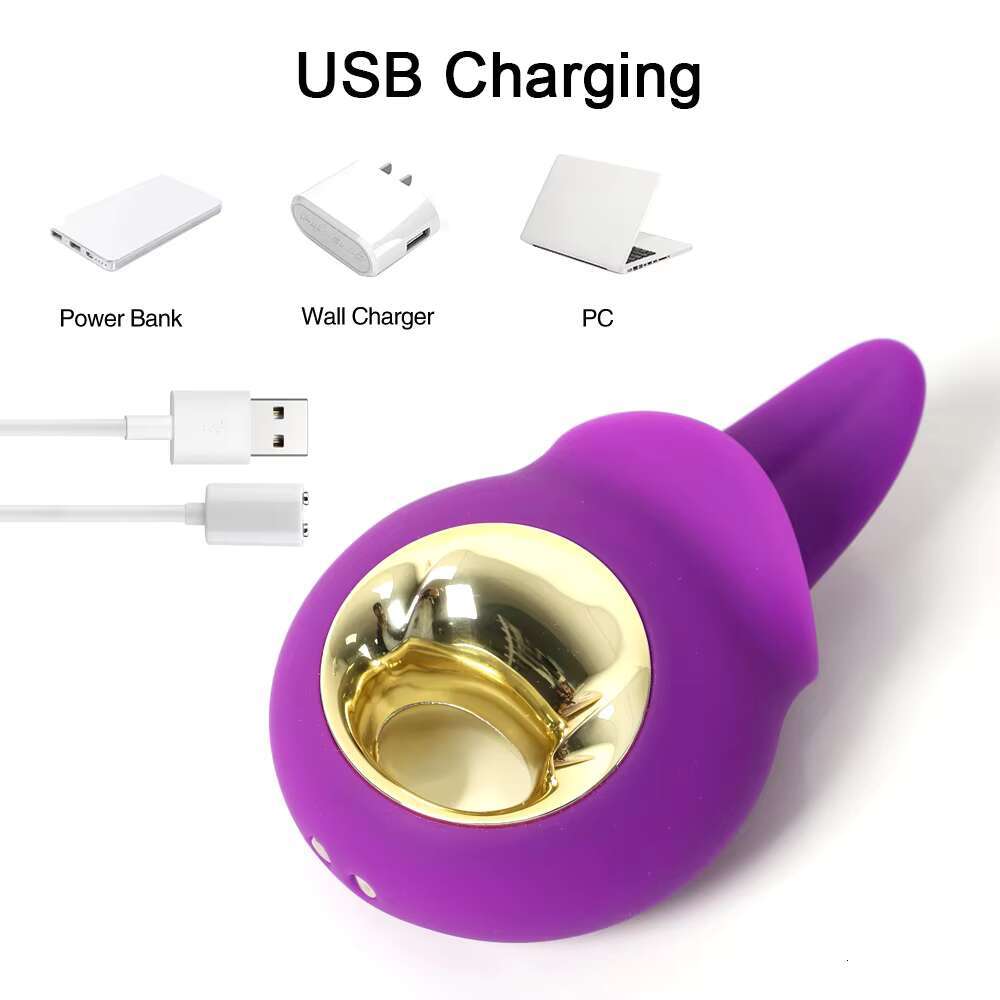 2in1 Clitoral Tongue Licking With 8 Vibration Modes Rose Vibrator USB Rechargeable Waterproof Sex Toys For Women Couple