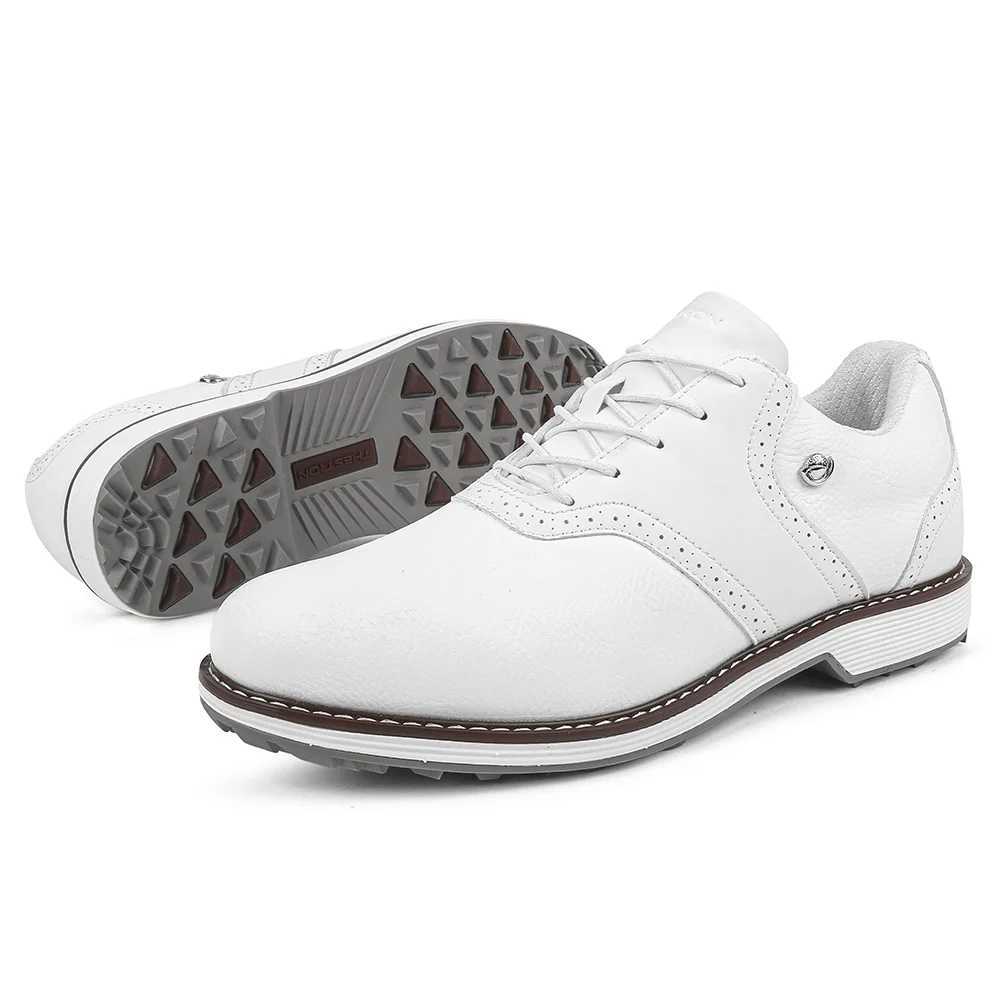 Golf Shoes for Men - hot Breathable Leather Sneakers, Size 39-49, Outdoor Gym, Comfortable & Durable