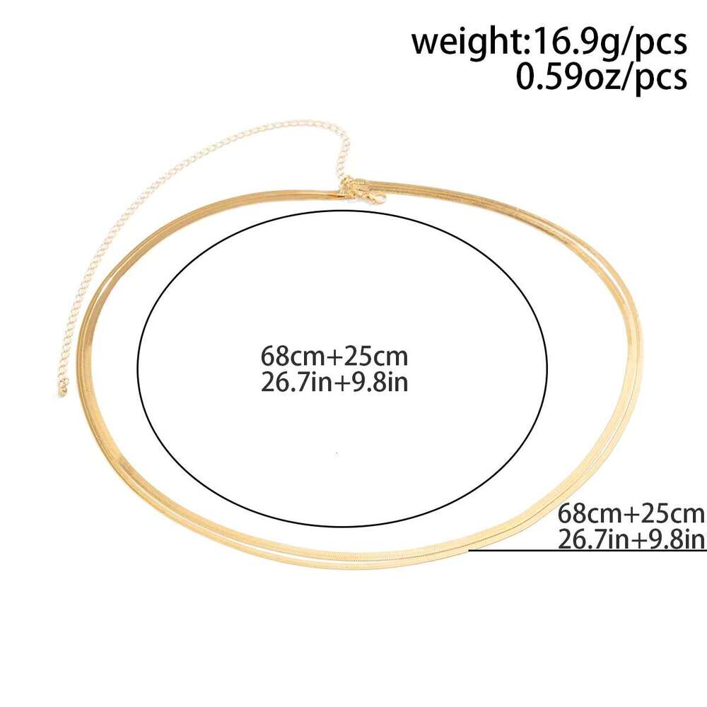 Ingemark Sexy Flat Snake Waist Belly Belt for Women Summer Beach Bikinis Simple Body Chain Festival Jewelry Accessories