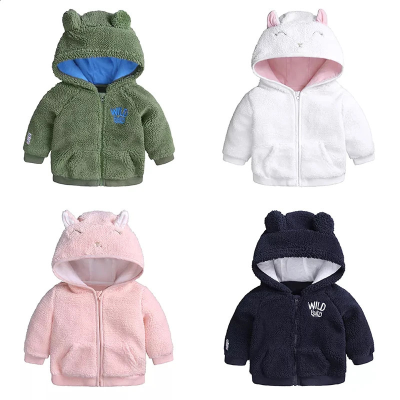 Winter Baby Coat Outfits Baby Boy Girl For born Costume Born Baby Clothes Bear Sweatshirt Infant Jacket Cute 250121
