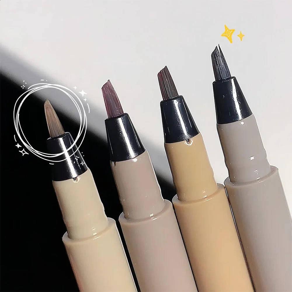 Smooth Water Eyebrow Pencil No Blooming Long Lasting Eyeliner Easy To Color Sweatproof Pen Eye Makeup Cosmetics 250108