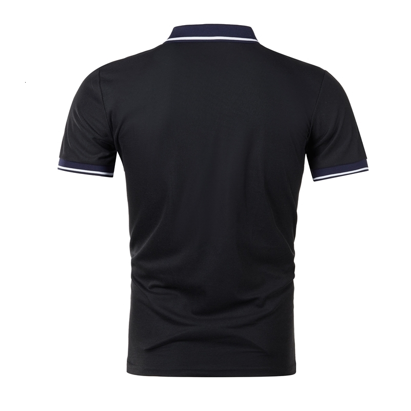 Mens summer casual fashion polo shirt short sleeve mens short sleeve color lapel top T-shirt short sleeve lapel fashion 250206