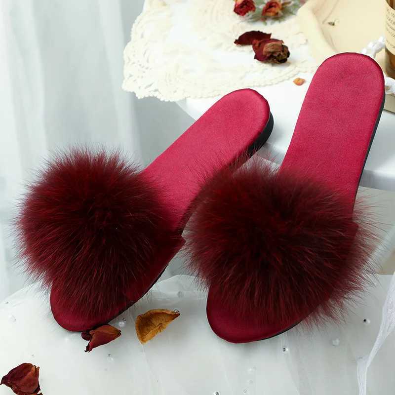 Bridesmaid Women Slipper Ostrich Feather Slides Female Sandals Flip Flops Indoor Slipper Wedding Team Shoes Lady Gift LuxuryXJ250207