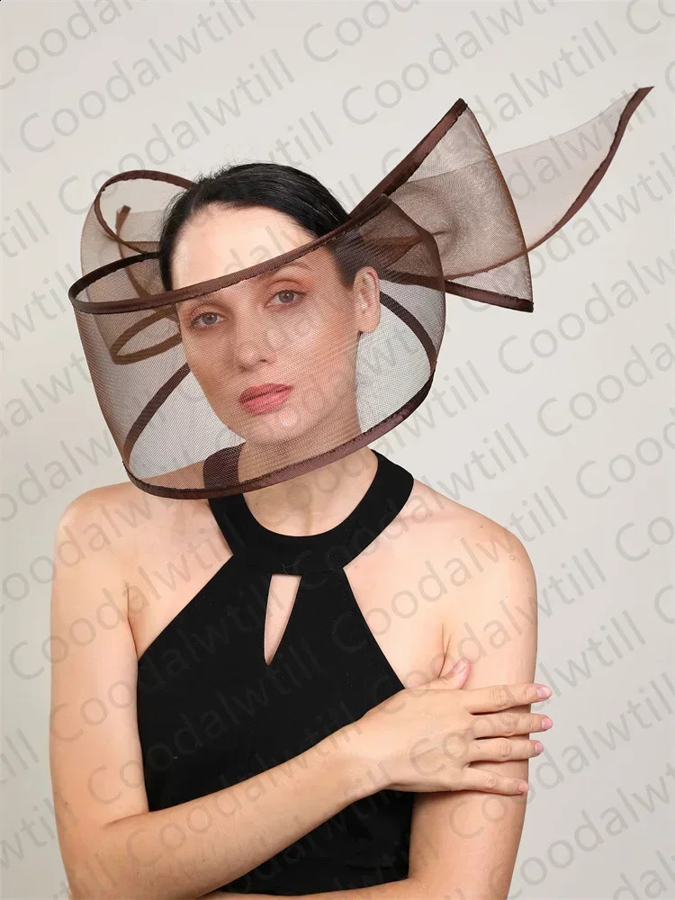 Black Fascinator Wedding Pillbox Hat Women Elegant Fascinator Hats Hair Clip Church Ladies Party Headpiece Fashion Headwear 250207
