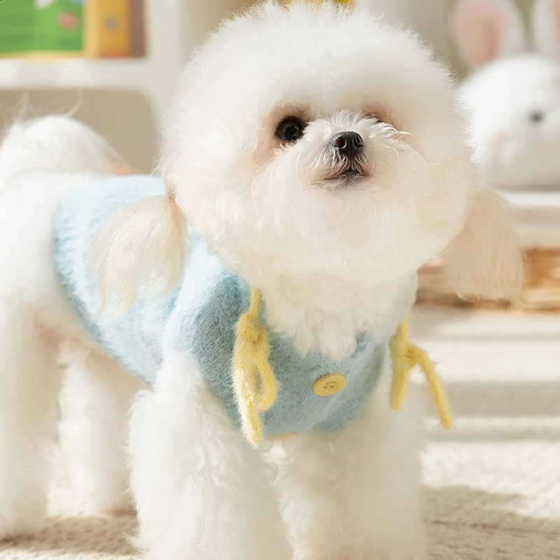 Autumn Winter Dog Warm Clothes Cute Letter Dog Sweater Pet Hoodie Sweater Chihuahua Bichon Costume Puppy Pullover Cat Dog Coat 250206