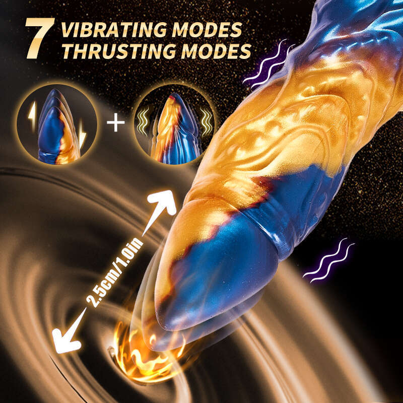 3IN1 Thrusting Anal G-spot Vibrator Monster Remote Control 7 Modes sy Dildo Adult Sex Toys for Women