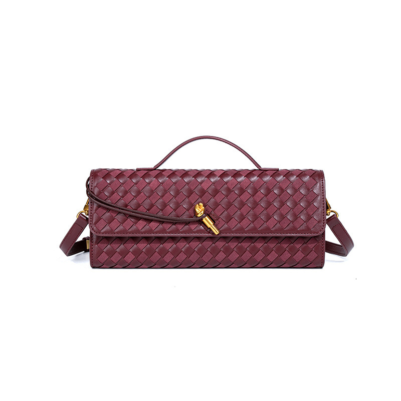 Bag Women's Advanced Sense New Frosted Pu Deerskin Single Shoulder Crossbody Portable Dinner Bag Organ Bag Clutch Bag