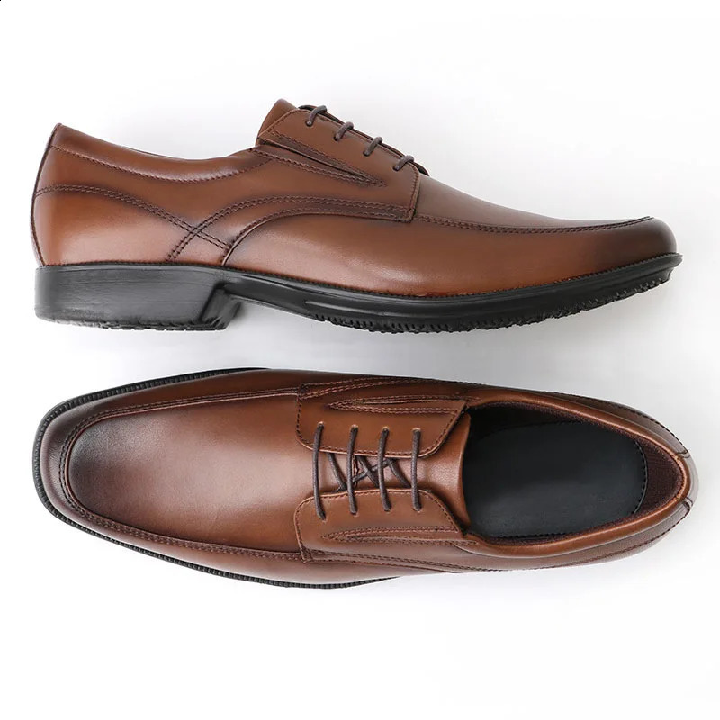 Women Casual Leather Shoes Large Size Men Business Shoes Slip on Square Toe Loafers Hand Polished Leather Casual Shoes 250410