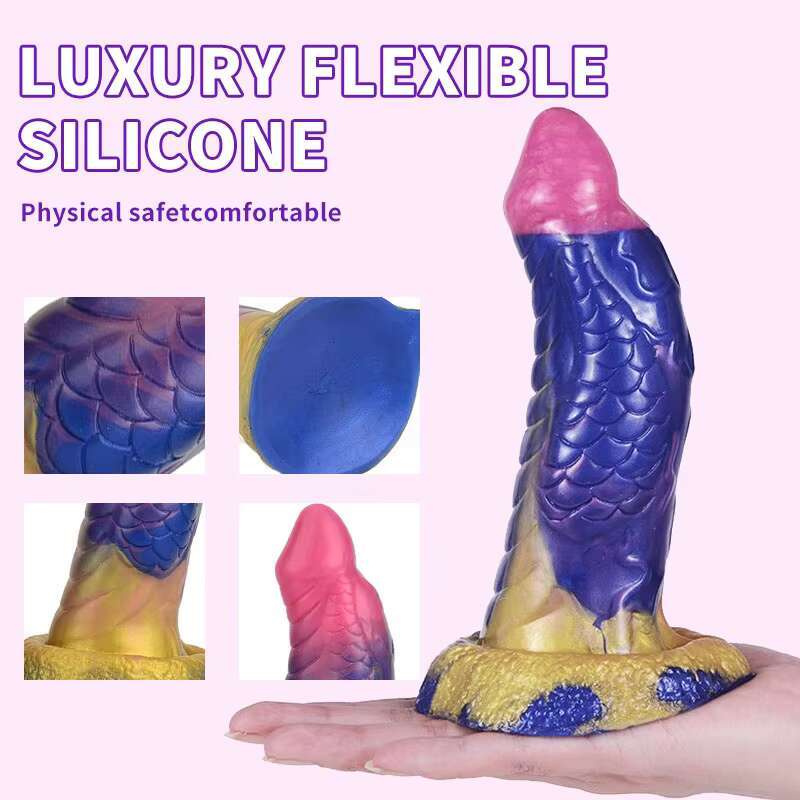 Huge Animal Silicone Realistic Dildo With Strong Suction Cup Monster Anal Plug Sex Toy For Women Adult 18