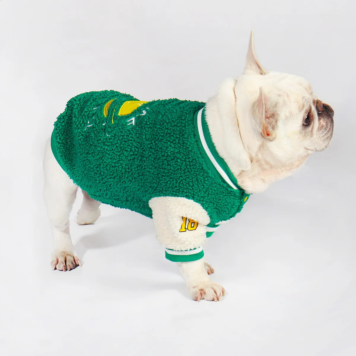 Pet clothing dog fall and winter thickened warm baseball coat jacket sweater 250206