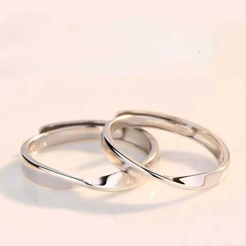 Exquisite couple ring mens fashionable Gothic punk style wedding engagement jewelry gift W250207
