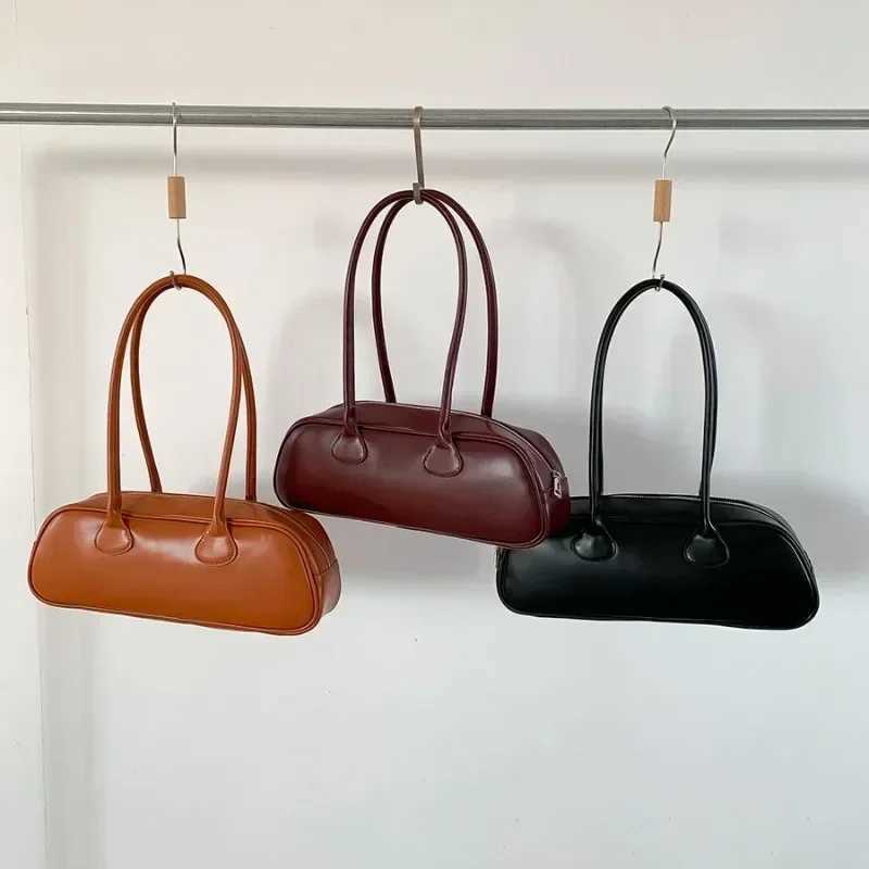 High-capacity Shoder Bags for Wen New Off Lady PU Underarm Bag Fi Solid Popar Tote Bag Classic Bags Bag Z250515