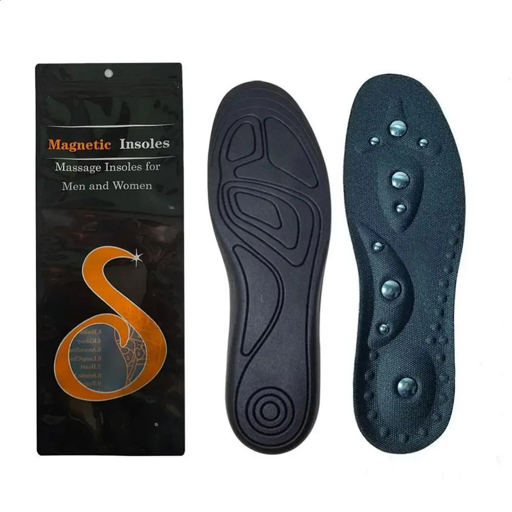 Magnetic Acupressure Insoles Comfort Akusoli Insole Foot Massage Magnetic Insoles fo Running Sport Blood Circulation Pain Relief 250120