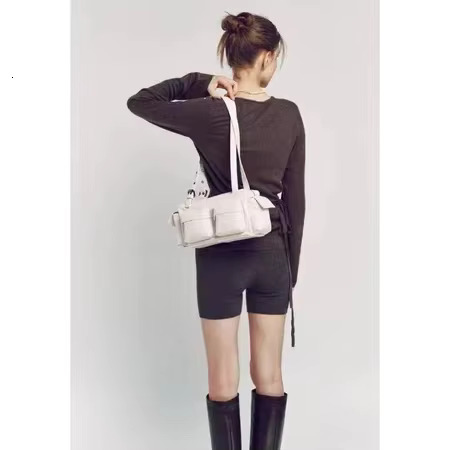 Samo Ondoh New SAMO ONDOH Saddle Cross-Body Bag, Same As Song Yuqi, Samoondoh Small Bag For Women, Korean Fashion Brand Genuine Leather