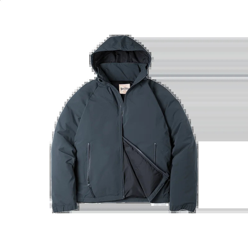 Maden 90 White Duck Down Hooded Jacket Outdoor Windproof Cold Warm Puffer Padding Coat 2023 Winter Mens Clothing 250109Z