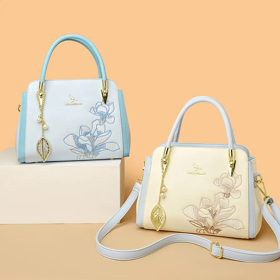 2024 Tote Bags Large Capacity Shandbag Handbags for Women Fashion Chinese Style Embroidery Crossbody Sac A Main 250122