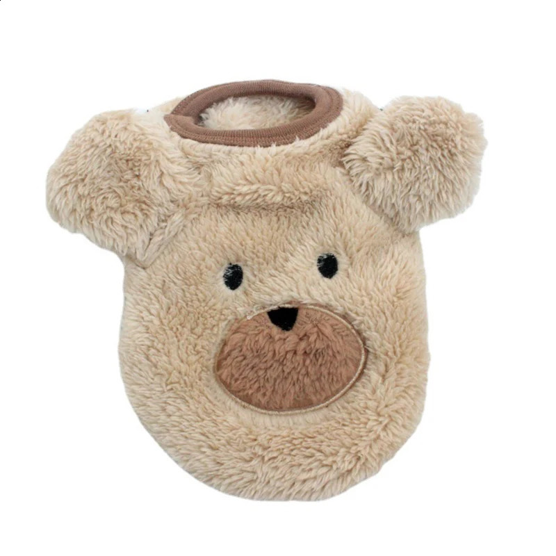 Fleece Fur Pet Dog Sweaters Vest Clothes Cat Bear Puppy Teddy Autumn Winter Warm Clothes Costume 250206