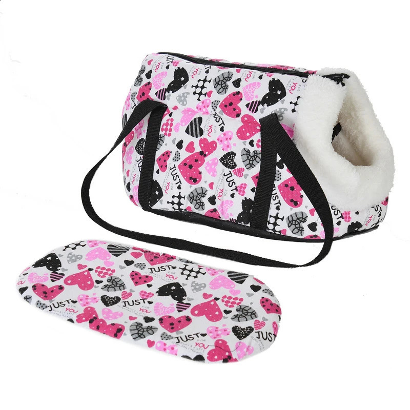 Dog Carrier For Small Dogs Cats Portable Soft Side Yorkshire Backpack Winter Fleece Puppy Handbag Pug Pet Travel Transport Bag 250206