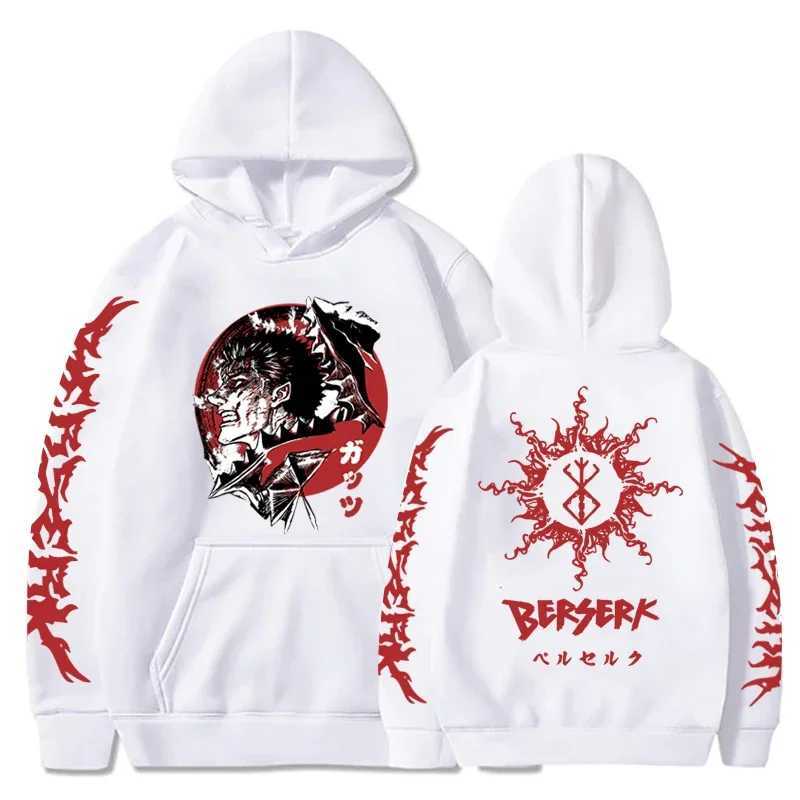 Japanese Anime Hoodie New Fashion Hoodie Manga Fury Long Sleeve Rampage Retro Y2k Top Casual Harajuku Mens Sportswear W250207