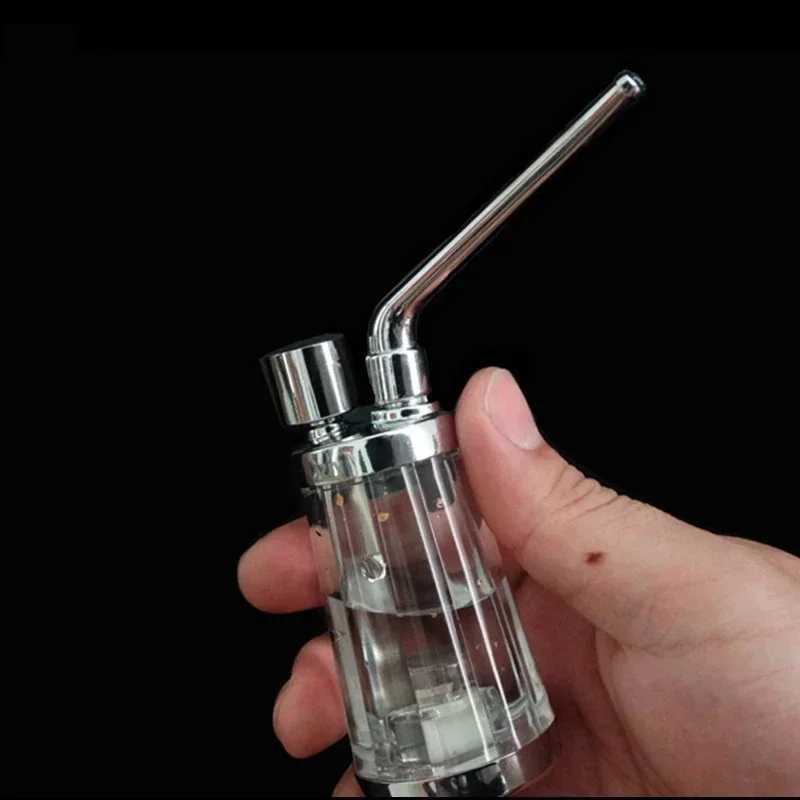 2024 New Bottle Water Pipe Portable Mini Hookah Shisha Tobacco Smoking Pipes Gift of Health Metal Tube Filter Y250207