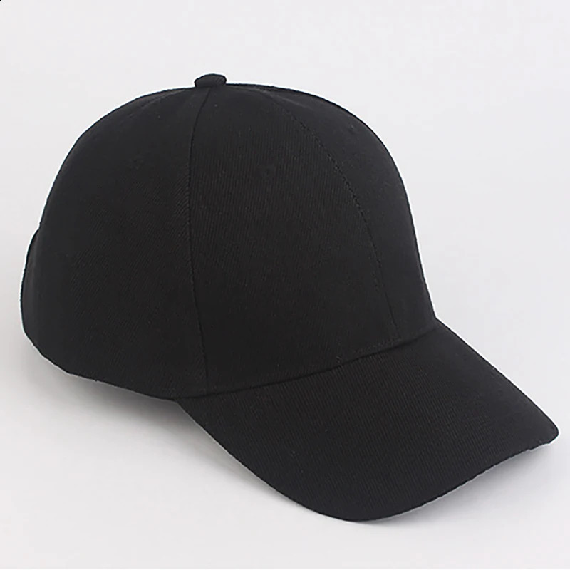 Spring Summer Baseball Caps Solid Color Women Ponytail Men Hip Hop Visor Caps Outdoor Fashion Sport Hats Casual Cap 250206