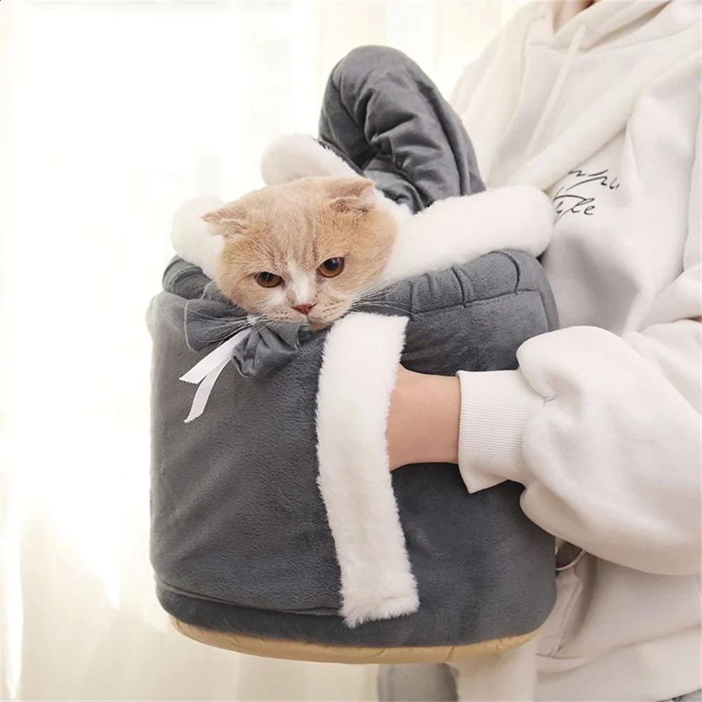 Outdoor Travel Chihuahua Puppy Dog Bacpack Winter Warm Pet Carrying Bags for Small Dogs Yorkshire Cat Nest mascotas Home 250206