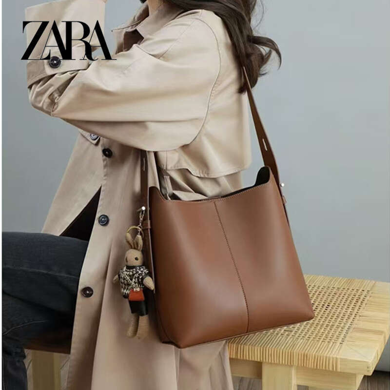 Women's Bags PU Women's leather bucket large capacity armpit women's commuting versatile single shoulder crossbody bag, tote bag