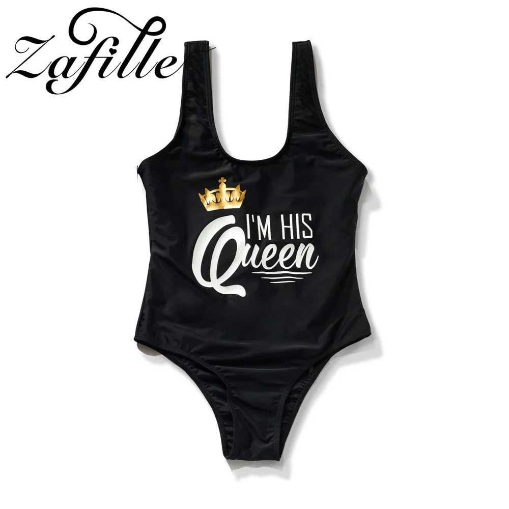 ZAFILLE 2024 Family Matching Swimsuit Summer Sleeveless Clothes For Mommy and me Clothes Dad and Son Letter Printed Family Look W250207